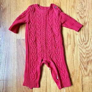Baby Gap red sweater one piece